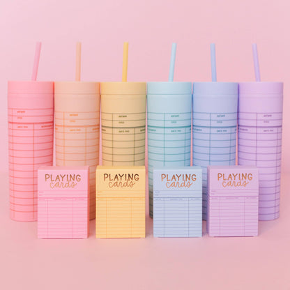 Pippi Post - Pink Library Card 16oz Tumbler