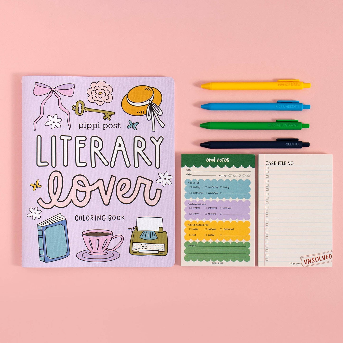 Pippi Post - Literary Lover Coloring Book