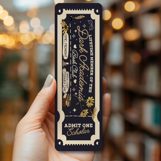 Indie Heart Studio - Dark Academia Bookmark