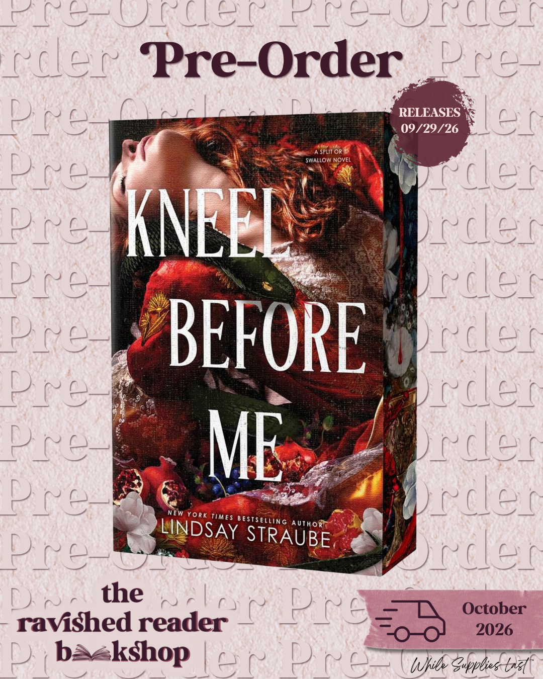 PRE-ORDER: Kneel Before Me (Deluxe Edition) (Split or Swallow, 3)