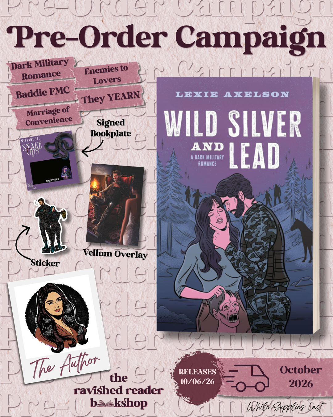 PRE-ORDER CAMPAIGN: Wild Silver and Lead: A Dark Military Romance