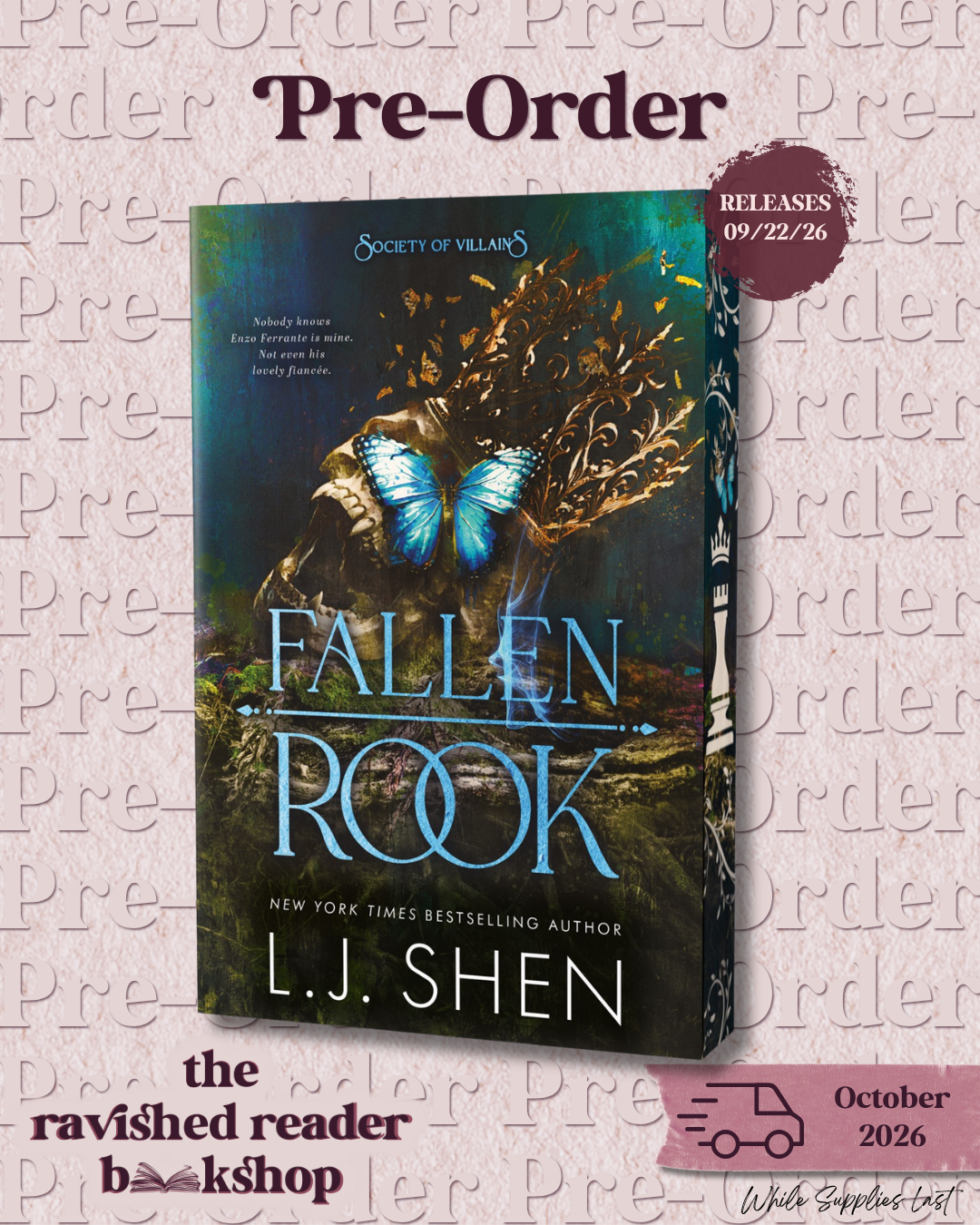 PRE-ORDER: Fallen Rook (Deluxe Edition) (Society of Villains, 3)