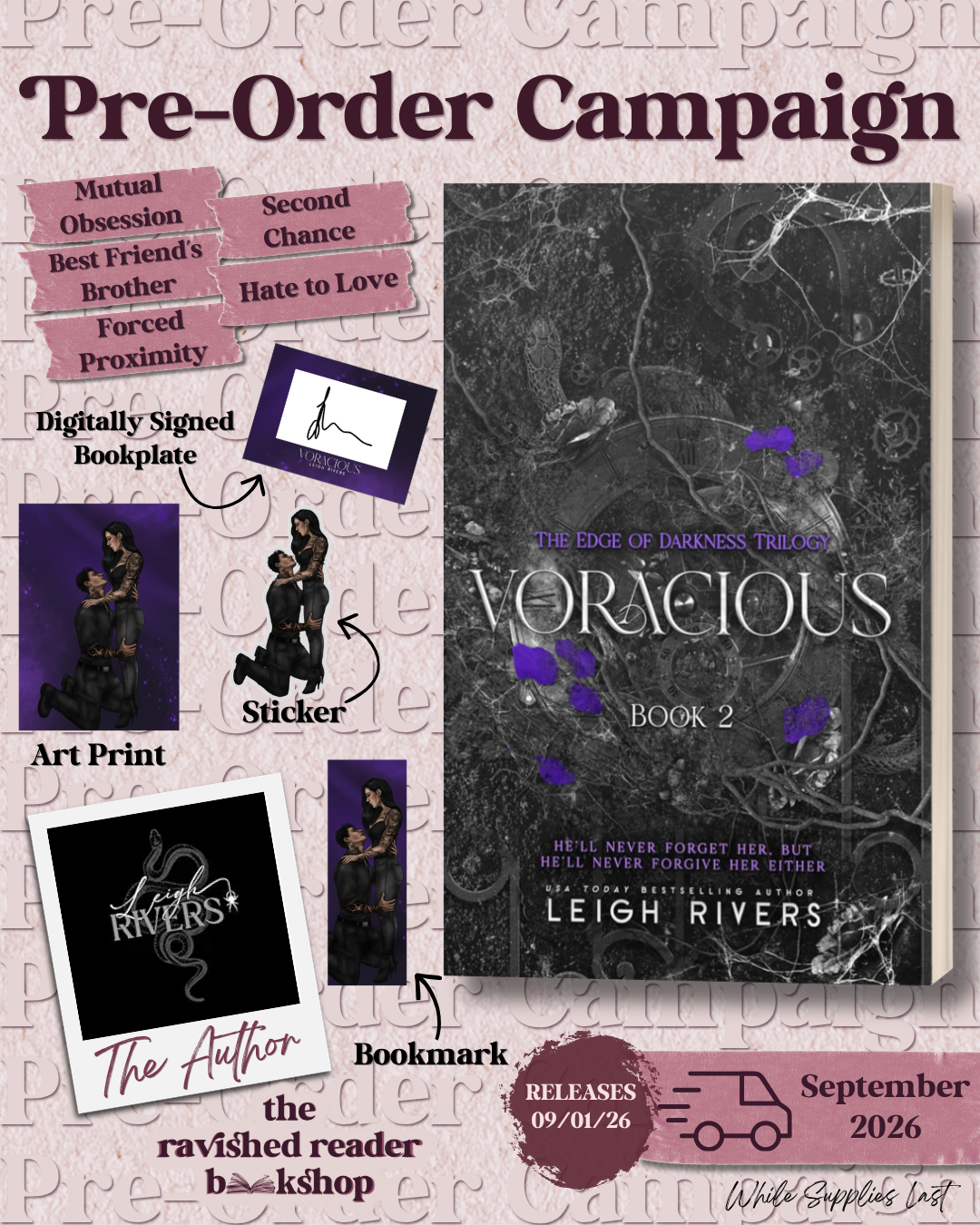 PRE-ORDER CAMPAIGN: Voracious: The Edge of Darkness, Book 2